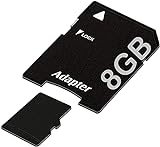 tomaxx 8GB / 8 GB Micro SDHC Speicherkarte kompatibel für Samsung Galaxy S4 Mini LTE i9195, Samsung Galaxy ACE 3 LTE S7275 Class 6 inkl. SD Card Adap