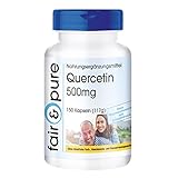 Quercetin 500mg - hochdosiert - vegan - 150 Quercetin-Kap