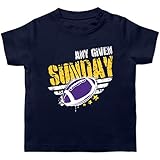 Sport Baby - Any Given Sunday Football Minnesota - 12/18 Monate - Navy Blau - Vikings - BZ02 - Baby T-S