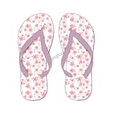 Sakura Blumen Flip Flop Bequeme Weiche Zehensandalen Schöne Sandalen für Party Badezimmer R