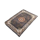 FUDAGJ Home Eingang Tür Matte Dicke Absorbierende Jacquard Bodenmatten Wohnzimmer Badezimmer Küche Teppichboden (Color : Coffee, Größe : 80 * 120)