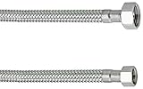 Cornat Flexibler Verbindungsschlauch - 500 mm Länge - 1/2 Zoll IG, 3/8 Zoll IG - Hochwertige Edelstahl-Umflechtung / Anschlussschlauch für Wasserhahn / Armaturenschlauch / Flexschlauch / T317329270