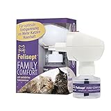 Felisept Family Comfort Starter-Set im Mehrkatzenhaushalt (Verdampfer + Flakon 45ml) - Mit natürlicher Katzenminze - Entspannungsmittel, Beruhigungsmittel für Katzen - Von Tierärzten emp
