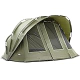 Lucx® Bobcat Angelzelt 2 Mann Bivvy Karpfenzelt 2 Personen Anglerzelt Carp Dome Fishing Tent Camping