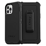 OtterBox Defender - robuste, sturzsichere und 3-lagige Schutzhülle für Apple iPhone 12 / 12 Pro, schwarz - 6.1 Z