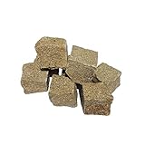 AUPROTEC Granit Pflastersteine Naturstein 9/11 gelb DIN EN 1342: 50 Steine (ca. 0,5 m²)