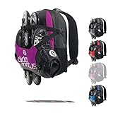 CADOMOTUS Urban Flow Gear Bag | 15L Wettkampf Sport Rucksack für Kinder | Ultraleichte Sporttasche zum Skaten, Eislaufen und Radfahren | 6 Fächer | Starkes Nylon | 40x30x10