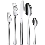 WMF Philadelphia Besteckset 6 Personen, 30 teilig, Monobloc-Messer, Cromargan Edelstahl poliert, glänzend, spülmaschinengeeig