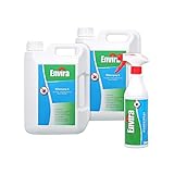 Envira Milben-Spray - Anti-Milben-Mittel Mit Langzeitwirkung - Geruchlos & Auf Wasserbasis - 2x2Ltr+500