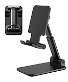 Handy Ständer Faltbar Handy Halterung Tisch, Verstellbarer Multiwinkel rutschfest Handyhalterung Tablet Ständer Handyständer für iPhone, Samsung, iPad, Tablet Andere Smartp