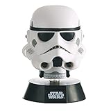 Paladone Star Wars Stormtrooper 3D Icon Light BDP | Offiziell lizenziertes Sammlerstück | Geschenk für Disney-Fans | helles Nachtlicht 10 cm hoch | angetrieben durch 2 x AAA-Batterien, weiß