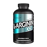 BIOMENTA L-Arginin 5000 – Premiumqualität – 500 vegane Arginin Kapseln - Normalgröße mit Top Preis-Leistung