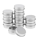 10x 5ml Leerdose Kosmetik Dose Aluminiumdose Lebensmittel Behälter Lip Balm Container Makeup