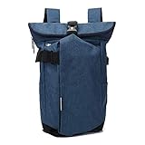 Zu gehen und Sie Paket etwas brauchen Comfort Travel Anti-Diebstahl-Schlank-Computer Rucksäcke mit USB-Anschluss aufladen, Wasserdicht Große College School Taschen for Männer / Frauen Passend Laptop D