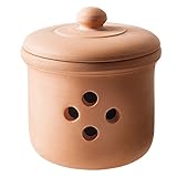 Moha CIPO Zwiebeltopf, Terrakotta, braun, 16 x 16 x 15