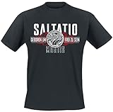 Saltatio Mortis Geboren Männer T-Shirt schwarz M 100% Baumwolle Band-Merch, B