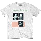 Violent Femmes T Shirt Vintage Band Photo Nue offiziell Herren Weiß