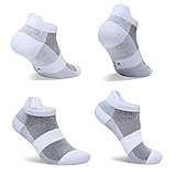 FARCHAT 10 Paar Sneaker Socken Herren 43-46 Weiß Damen Sportsocken Baumwolle Atmungsaktiv Kurze Unisex