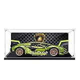 LIND Acryl Vitrine Schaukasten Kompatibel Mit Lego 42115 Technic Lamborghini Sián FKP 37 Rennwagen, Staubdichte Showcase Display Case - Nicht Enthalten Modellb