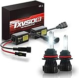 dx H1/H3/H4/H7/H8 H9 H11/H13/880 881 H27/5202 H16/9004 9007/9005 HB3/9006 HB4 Xenon Brenner-6000K, AC 55W Xenon HID Ballast Scheinwerfer Kit, Auto Scheinwerfer Xenon Lampe Kits (Color : 90049007)
