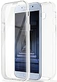 ONEFLOW Touch Case für Samsung Galaxy A5 (2017) Hülle beidseitig stoßfest, Schutzhülle vorne und hinten, 360 Grad Komplettschutz, Handyhülle transparent mit Display