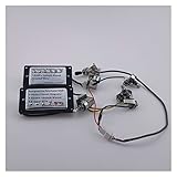 Gitarren Pickups Standard-Nacken- Und Brücke E-Gitarren-Humbucker- Pickups Mit Pro-Kabelbaum Tonabnehmer-Set ( Color : Chrome )