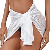 Yoofeiduoduo Tankini Schwangerschaft Kurz Bademode Strandtuch Damen Strand Wrap Chiffon Badeanzug Wickelröcke Strandkleid Wrap Chiffon Strand Wickelrock Wrap Sarong Vertuschung Chiffon Strandrock