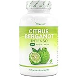 Citrus Bergamot - 120 Kapseln hochdosiert mit je 760 mg - Premium: 30% Polysaccharide + Piperin - Kreuzung aus Zitronatzitrone & Bitterorange - Vegan - Laborgeprü