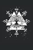Wikinger Viking Baum Krieger Zeichen Runen Rune Mythologie: NOTIZBUCH - Lustiges Wikinger Mittelalter Geschenk, Geschenkidee - A5 (6x9) - 120 Seiten - ... Geburtstag, Lustig, Wikinger, Vegvisir, O