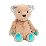 B. toys Kuscheltier Teddybär – Superweich mit süßen Ohren – Plüschtier Teddy braun türkis, Baby und Kinder Spielzeug für Mädchen und Jungen ab 0 M