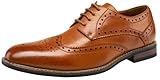 Jousen Herrenschuhe, klassisch, Oxfords, formell, Business-Schuhe, modern, Derby, Oxford, 01 Gelb Braun, 44 EU