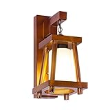 JYHZ Wandlampe Aus Massivem Holz Persönlichkeit Einfache Treppenhaus Holz Lampe Kommerziellen Restaurant Gang Kreative Café Wandlamp