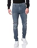 G-STAR RAW Mens 5620 3D Zip Knee Skinny Jeans, Worn in Smokey Night B604-C268, 31W / 32L