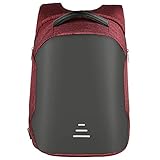 SCZZ wasserdichte Laptop-Rucksack, Multifunktions Anti-Diebstahl-Rucksack Für Männer, Reisetasche Mit USB Für 15,6 „Notebooks Business-Rucksack Lade,WineR