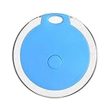 Mini-GPS-Tracker Für Katzen & Hund, Wasserdichter, Tragbarer Anti-verloren Echtzeit, 4.0 Bluetooth-Anti-Verlust-Alarm-Tag, Schlüsselfinder, GPS-Tracker Für Kinder, Tasche, Haustier, Auto (Blue)