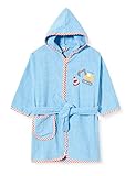 Playshoes Jungen Kinder Bagger Bademantel, bleu 17, 110-116