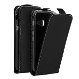Accezz kompatibel mit Samsung Galaxy Xcover 4/4S Hülle – Flip Case Tasche – Handytasche zum Aufklappen in Schwarz [1 Kartenfach, Magnetverschluss, Premium Kunstleder]