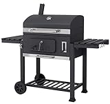 tepro Holzkohlegrill Grillwagen Toronto XXL, Grillfläche: ca. 71,5 x 46