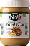 BIOASIA Bio Erdnussbutter – Peanut Butter - aus 100% gerösteten Erdnusskernen, cremig, ohne Zusätze, im Glas, vegan und glutenfrei (500 g)