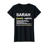 Damen T-Shirt Sarah | Vorname Geschenk | Name Witz Spruch T-S
