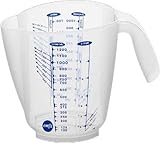 Emsa 504031 Messbecher, 3 Skalen, 0,5 Liter, Transparent, Sup