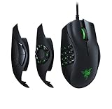 Razer Naga Trinity Gaming-Maus, optischer Sensor mit 16.000 DPI, Chroma-RGB-Beleuchtung, austauschbare Seitenplatte mit 2-, 7-, 12-Tasten-Konfigurationen, mechanische S