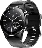 BZYZ Smartwatch Fitness Tracker mit Blutsauerstoff, Blutdruck, Pulsmesser, IP68 Wasserdicht Smart Watch Fitness Uhr geeignet für Männer und Frauen (E)