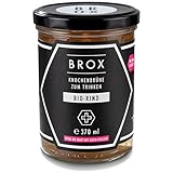 BROX Knochenbrühe BIO-Rind (6x370ml) - 100% Bio - Kollagen, Protein, Gelatine - 18 Stunden gekocht - Das ursprünglichste Superfood!