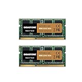 Gigastone 16GB Kit (2x8GB) Dual-Channel DDR3 1600 MHz PC3-12800 CL11 1.35V SODIMM 204 Pin/Polig Ungepuffert Nicht-ECC Computer Speicher RAM für PC Notebook Laptop Desktop Arbeitssp