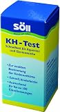 Söll 14066 KH-Test 20 ml - Wasseranalyse Test zur exakten Messung der Karbonathärte KH-Wert für Aquarium und Teichwasser aus Gartenteich Fischteich Schw