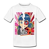 Spreadshirt Miraculous I Am My Own Hero Ladybug Marinette Teenager Premium T-Shirt, 146-152, Weiß