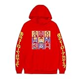 EMPERSTAR Funko pop My Hero Academia kpop Hoodie Kapuzenpullover Damen Cosplay Anime Pullover mit Kapuze lose XXL