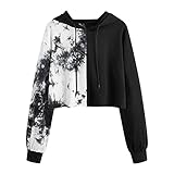 Damen Sweatjake Baumwolle Kapuzenpollover Sweatshirt Hoodie Kapuzenjake Sportjacke Laufjacke Trainingsjacke Jacke Outwear Farbblock Taschen Reißverschluss Sp