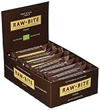 Raw Bite Rohkost Riegel Cacao, 12er Pack (12 x 50 g)